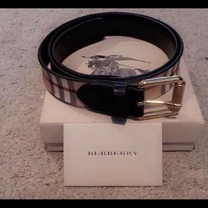 Authentic Burberry Belt
